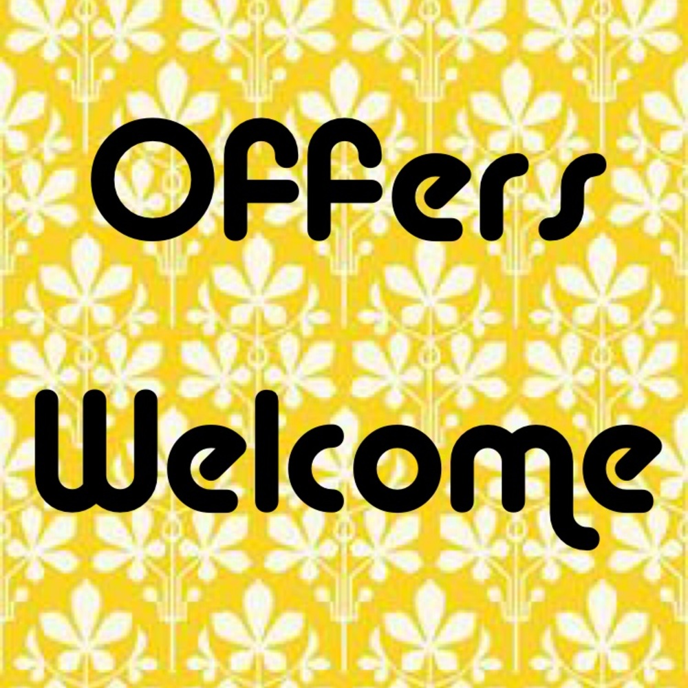 Reasonable offers welcome